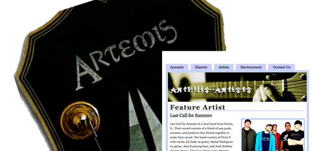 Artemis - click here to view the site